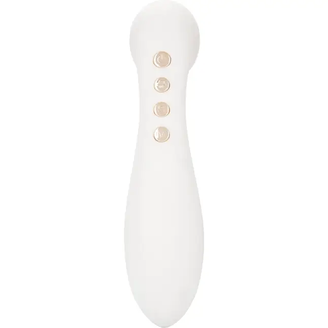 Белый вакуумный вибромассажер Empowered Smart Pleasure Idol - 17,75 см - Empowered. Фотография 5.
