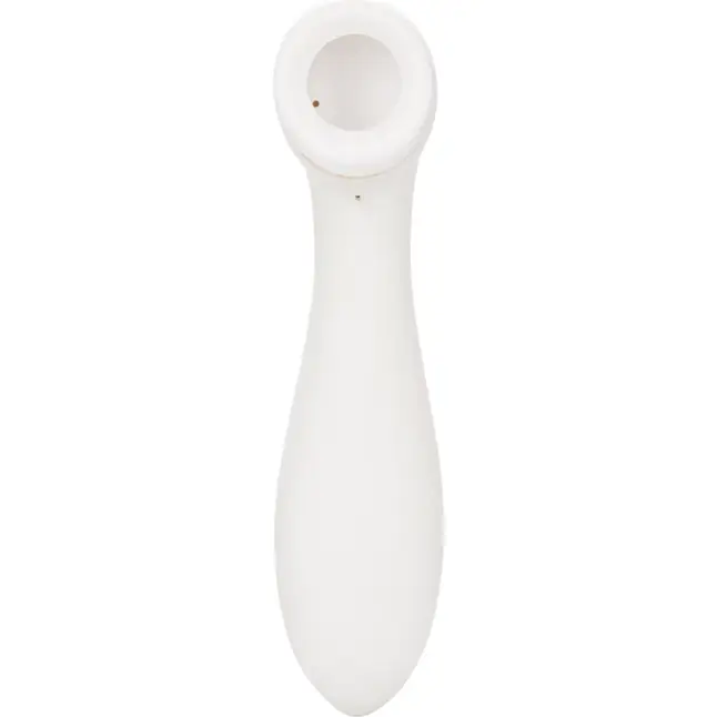 Белый вакуумный вибромассажер Empowered Smart Pleasure Idol - 17,75 см - Empowered. Фотография 6.