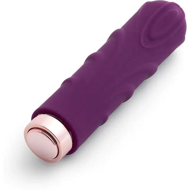 Фиолетовая вибропуля Love Sexy Silky Touch Vibrator - 9,4 см. Фотография 2.