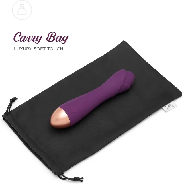 Фиолетовый вибратор Ooh La La Flower Vibrator - 18 см. Фотография 4.