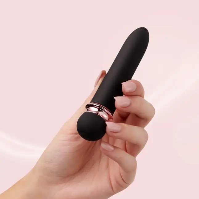 Черная вибропуля Satisfaction Powerful Bullet - 11,7 см. Фотография 4.
