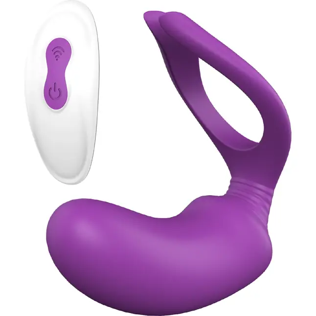 Фиолетовый анальный вибратор REMOTE PRIVATE PLEASER - Cheeky Love. Фотография 2.