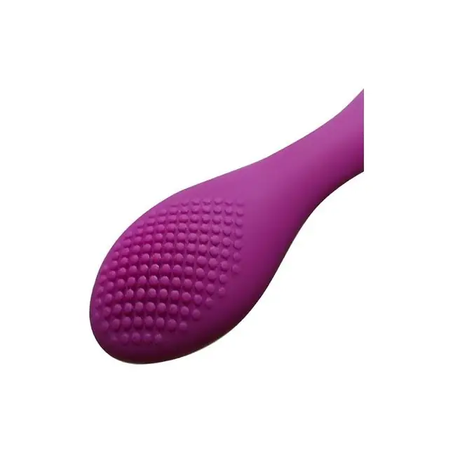 Фиолетовый вибромассажер G-Spot Evelyn - 15,1 см. Фотография 7.