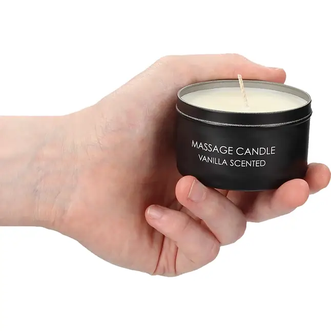 Массажная свеча с ароматом ванили Massage Candle - Ouch!. Фотография 2.