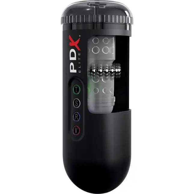 Черный автоматический мастурбатор Moto Blower - PDX Elite. Фотография 3.