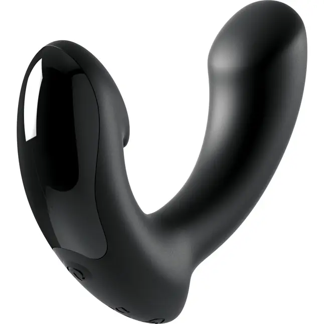 Черный вибромассажер простаты Ultimate Silicone P-Spot Massager - Sir Richard s: CONTROL. Фотография 3.