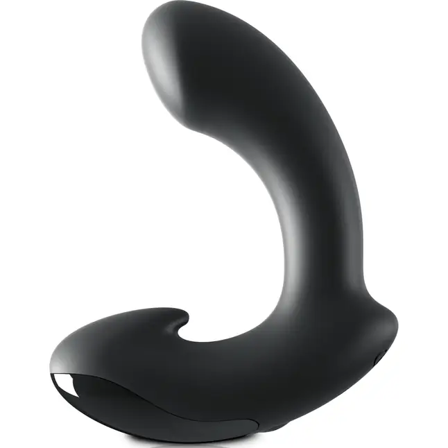 Черный вибромассажер простаты Ultimate Silicone P-Spot Massager - Sir Richard s: CONTROL