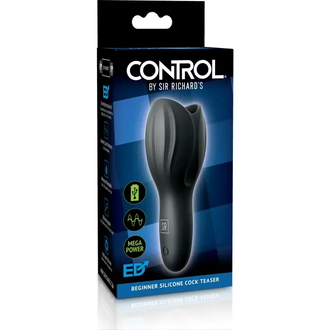 Черный мастурбатор Beginner Silicone Cock Teaser - Sir Richard s: CONTROL. Фотография 10.