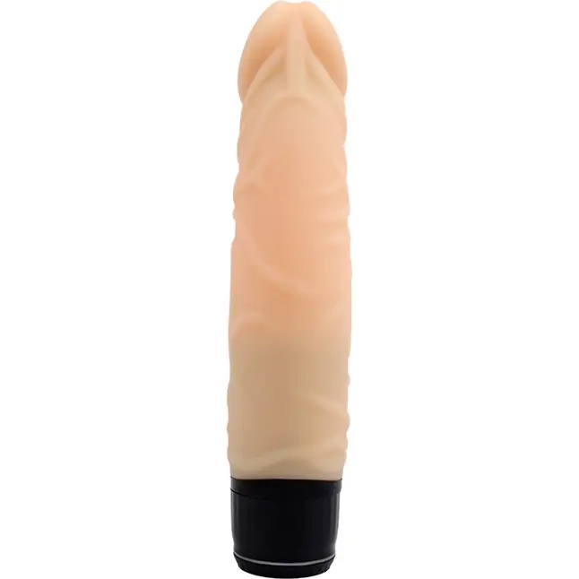 Телесный вибратор-реалистик Thick Realistic Dildo - 19,5 см - M-Mello. Фотография 3.