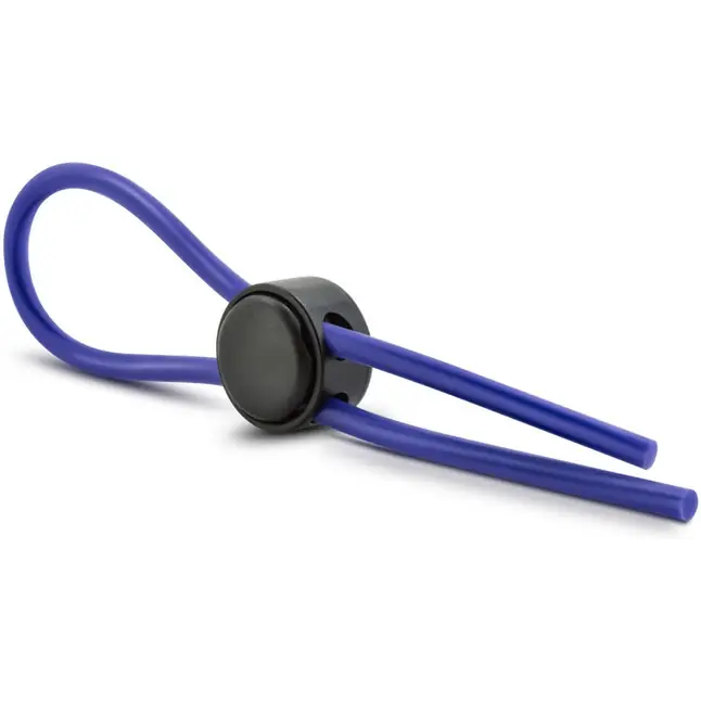Синее эрекционное лассо Silicone Loop Cock Ring - Stay Hard. Фотография 3.