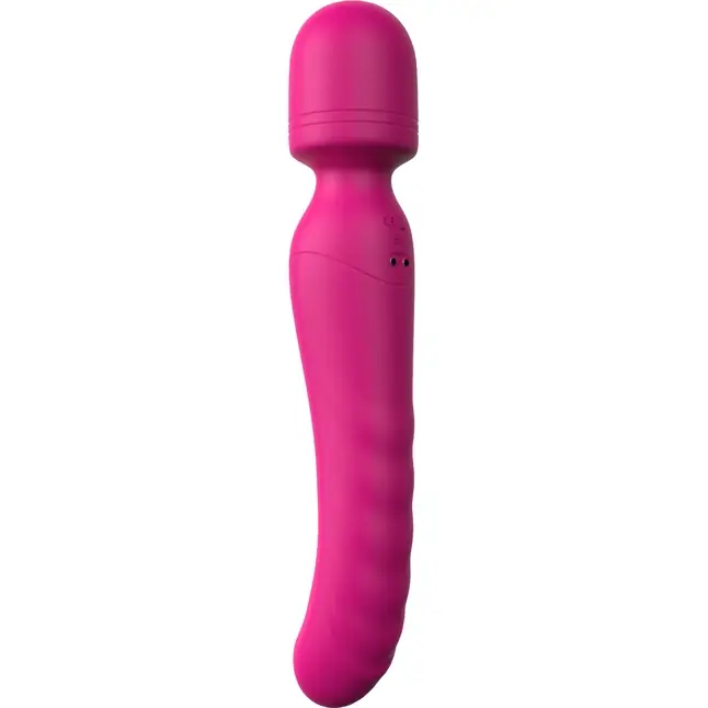Ярко-розовый жезловый вибратор Heating Bodywand с нагревом - 23,2 см - Vibes of Love. Фотография 7.