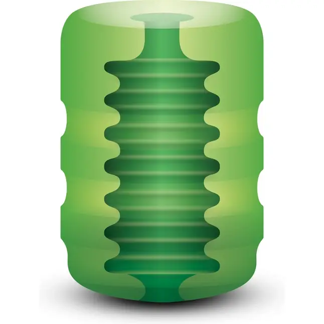 Зеленый портативный мастурбатор Zolo Original Pocket Stroker