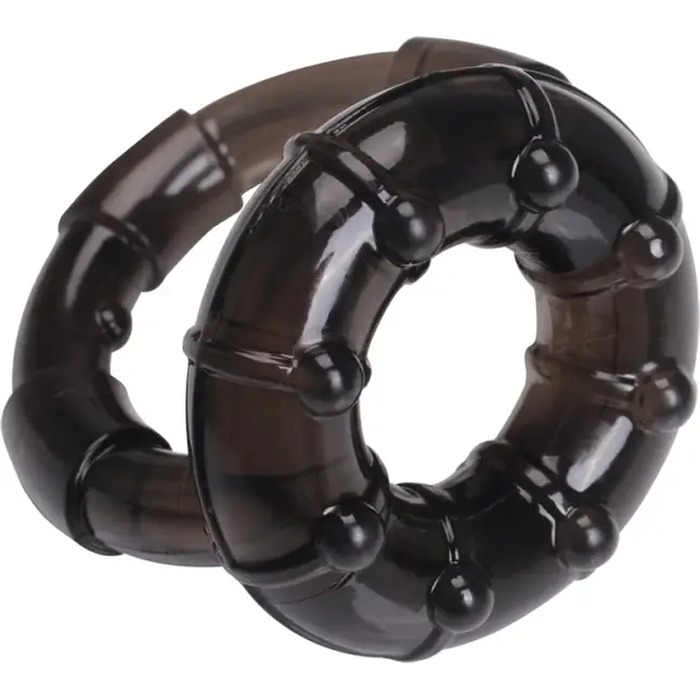 Дымчатое двойное эрекционное кольцо Dual Enhancement Ring - GK Power. Фотография 2.