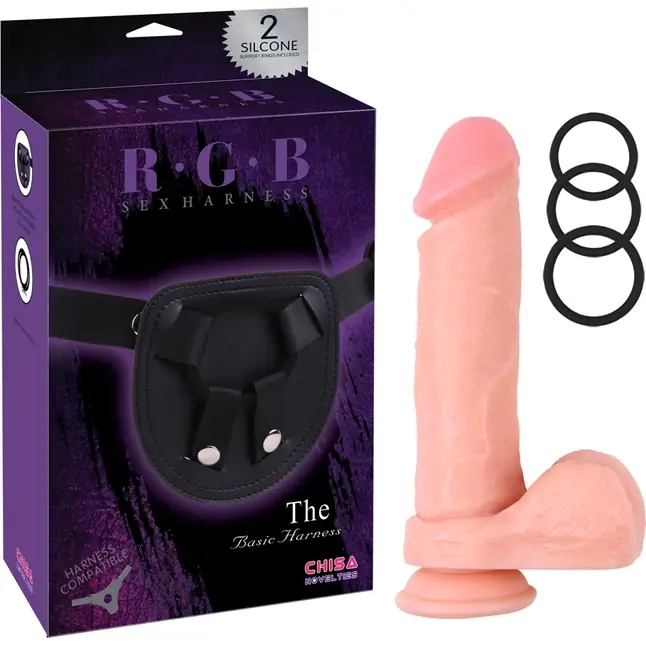 Телесный страпон 8.5 Kyle Korver Strap-On - 15 см - R.G.B. Фотография 2.