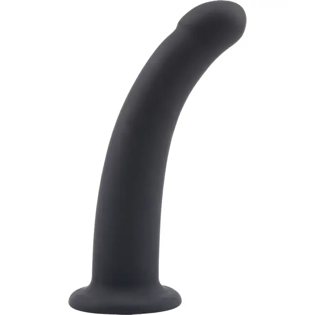 Черный страпон Bend Over For Intermediate - 17,7 см - R.G.B. Фотография 2.