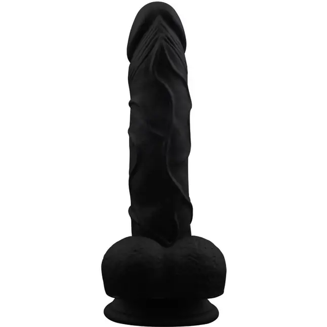 Черный фаллоимитатор Labour - 20 см - Naked Legend. Фотография 4.