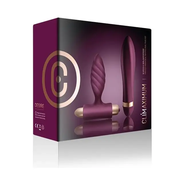 Фиолетовый вибронабор Climaximum Desire - Climaximum. Фотография 4.