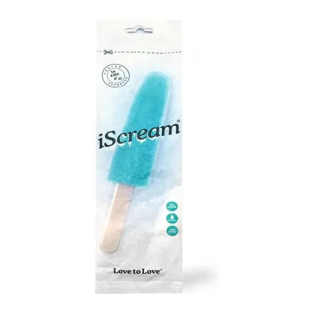 Голубой фаллоимитатор iScream Dildo - 22,5 см. Фотография 2.