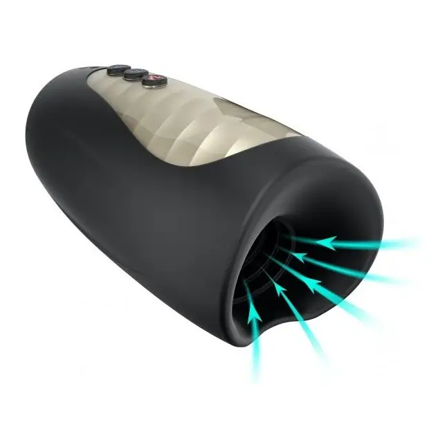 Черный мастурбатор Man Wand Pump One. Фотография 5.