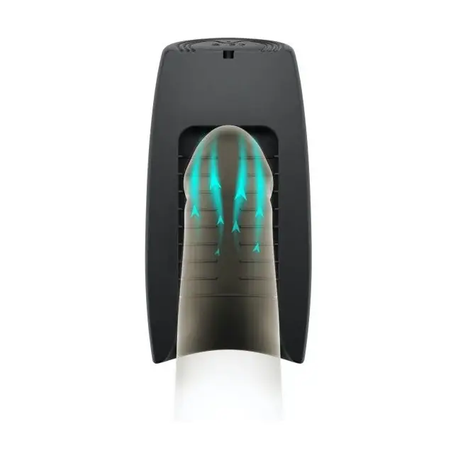 Черный мастурбатор Man Wand Pump One. Фотография 6.