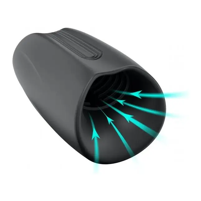 Черный мастурбатор Man Wand Pump One. Фотография 8.
