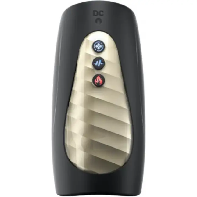 Черный мастурбатор Man Wand Pump One