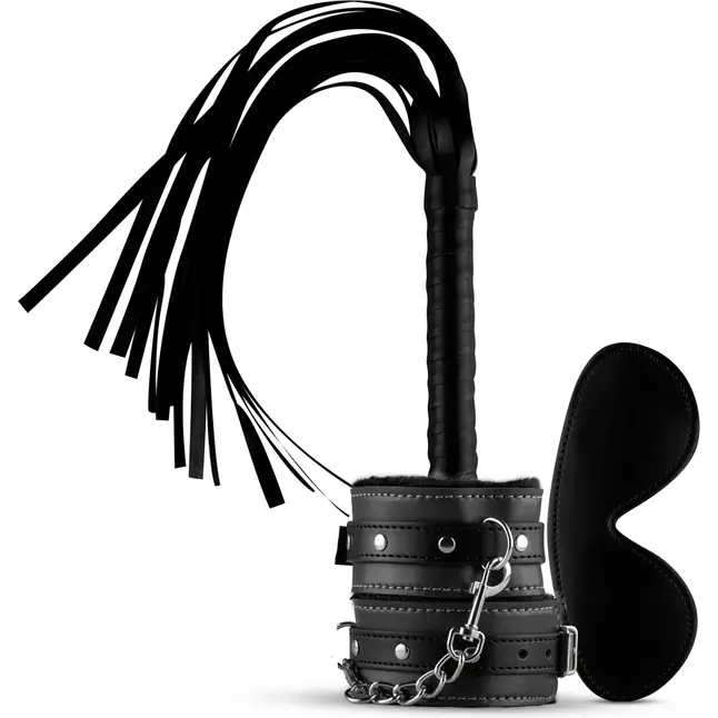 Черный эротический набор Bale Beginners Bondage Set - Whipped