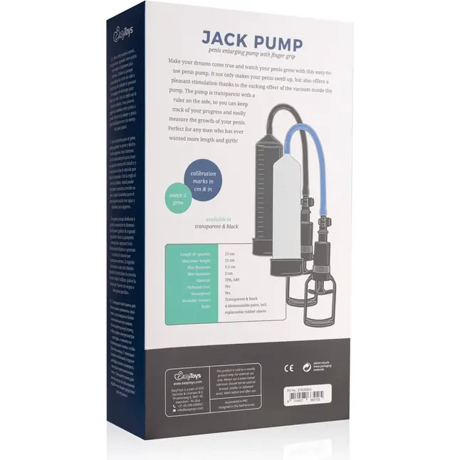Вакуумная помпа с рычагом Jack Pump - Men Only. Фотография 7.