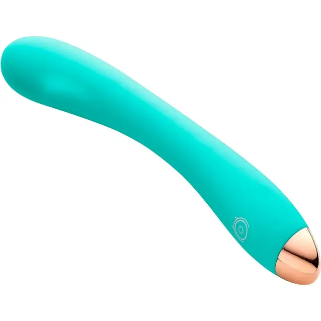 Зеленый гибкий вибратор Cloud 9 G-Spot Slim Flexible Vibrator - 16 см - Cloud 9. Фотография 3.
