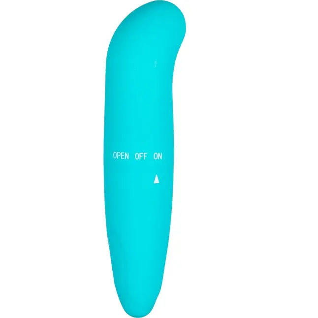 Голубой мини-вибратор для G-стимуляции Easytoys Mini G-Spot Vibrator - 12 см - Mini Vibe Collection