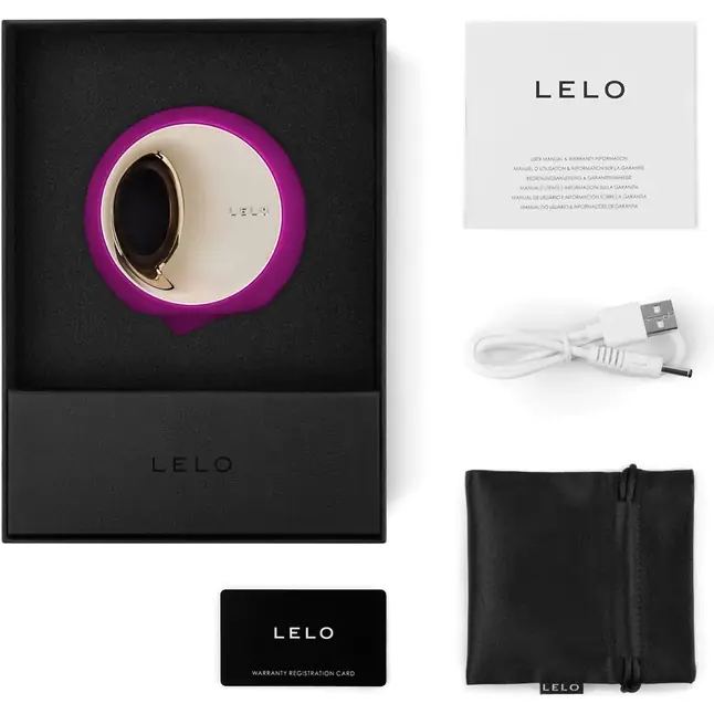Лиловый клиторальный стимулятор Lelo Ora 3. Фотография 2.