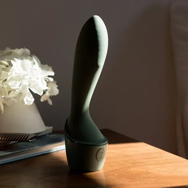 Зеленый стимулятор точки G Onda G-Spot Massager - 19,5 см. Фотография 8.