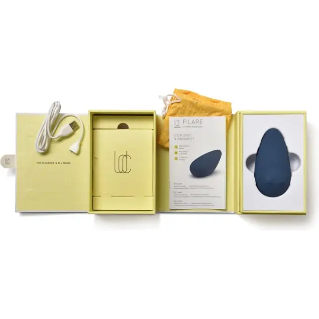 Синий клиторальный стимулятор Filare Clitoral Stimulator. Фотография 5.