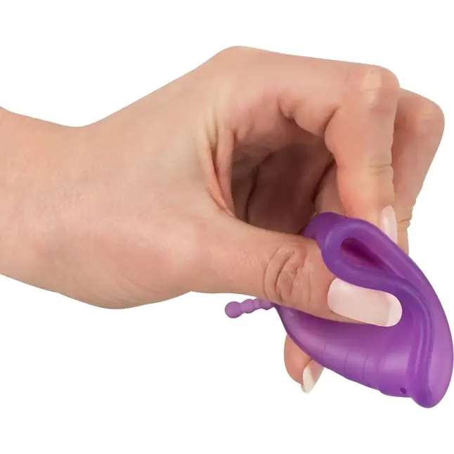 Фиолетовая менструальная чаша Menstrual Cup Large. Фотография 3.