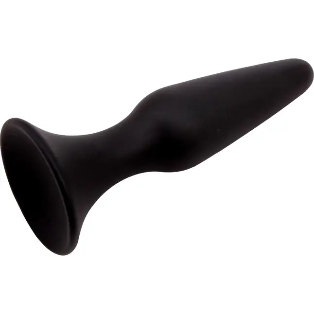 Черная анальная пробка L Silicone Plug - 12,8 см - Black Mont. Фотография 2.