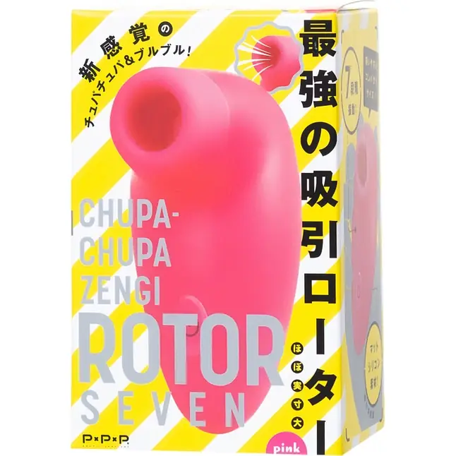 Розовый вакуумный стимулятор клитора PPP CHUPA-CHUPA ZENGI ROTOR. Фотография 9.