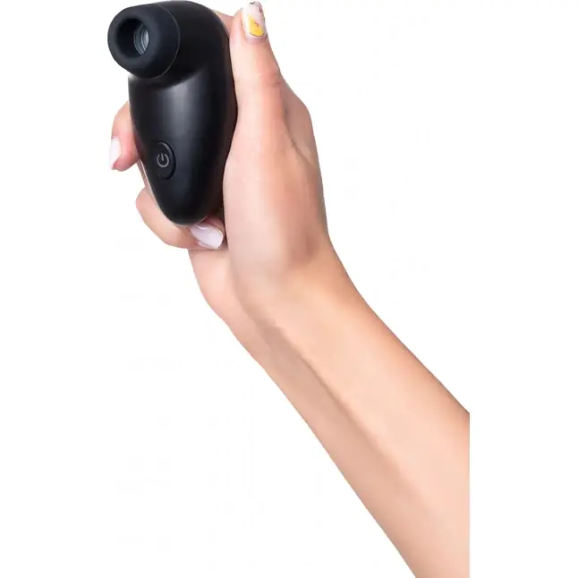 Черный вакуумный cтимулятор клитора PPP CHUPA-CHUPA ZENGI ROTOR. Фотография 2.