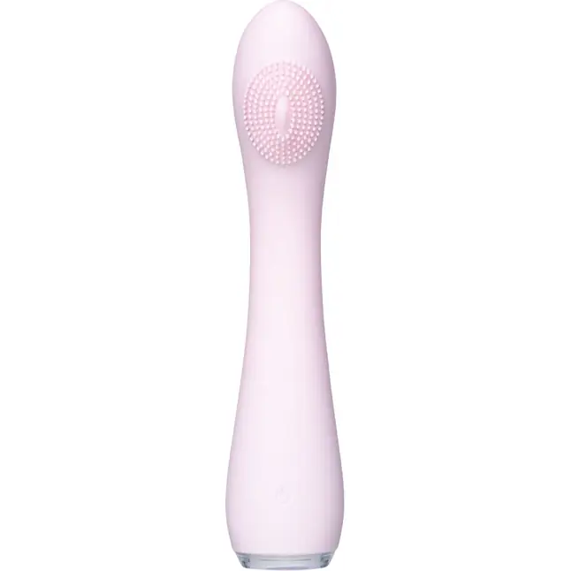 Нежно-розовый вибратор PPP SHIO-PRO - 21 см. Фотография 5.