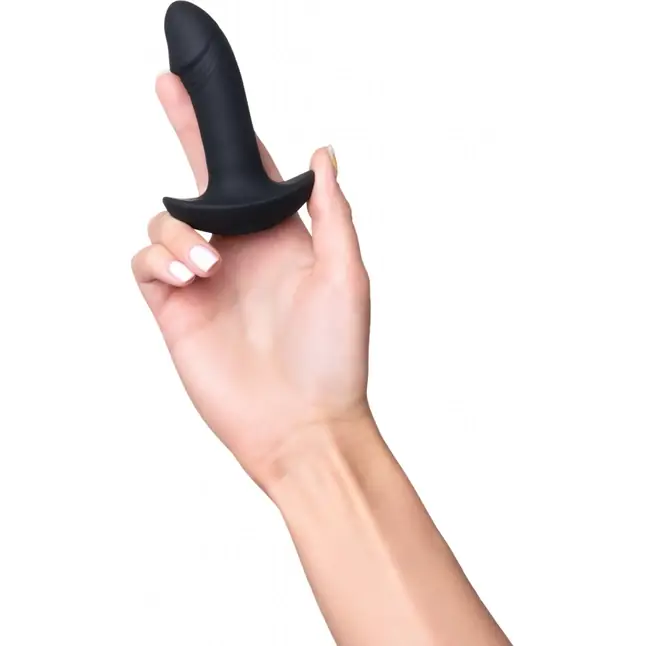 Черный вибростимулятор простаты PPP Enkakuzeccho DEEP ANAL VIBE - 10,2 см. Фотография 2.