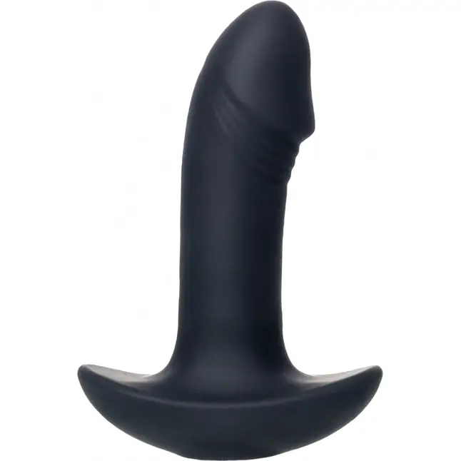 Черный вибростимулятор простаты PPP Enkakuzeccho DEEP ANAL VIBE - 10,2 см. Фотография 5.