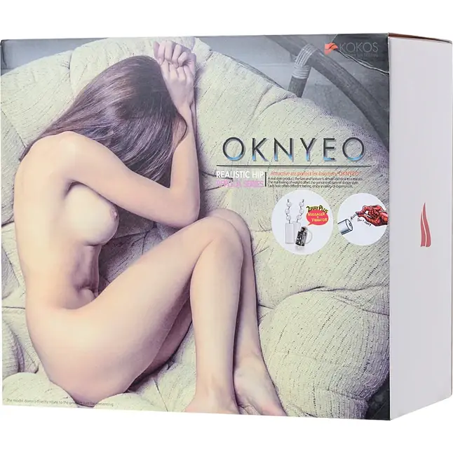 Реалистичный мастурбатор с двумя входами KOKOS Oknyeo. Фотография 6.