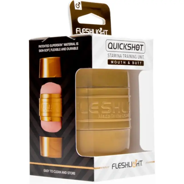 Мини-мастурбатор для тренировки выносливости Fleshlight Quickshot Stamina. Фотография 5.