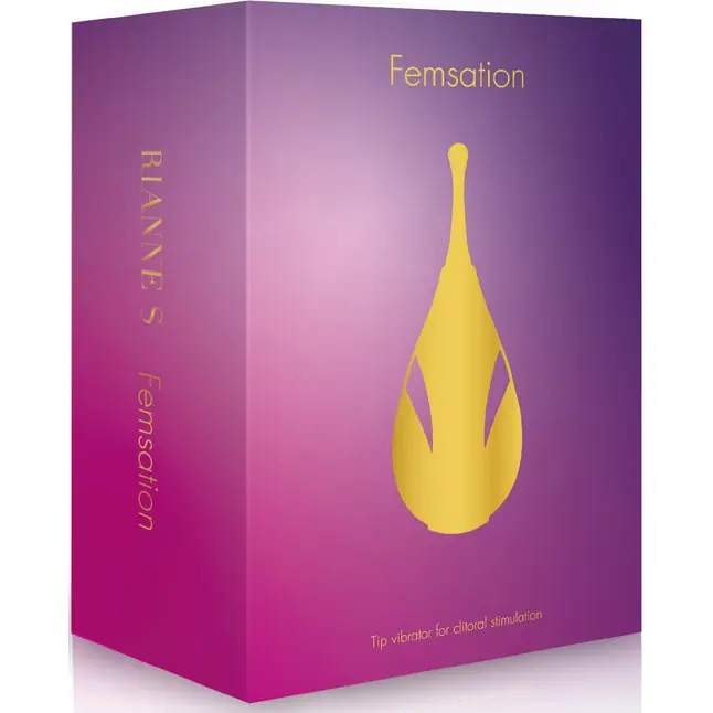Ярко-розовый клиторальный стимулятор Femsation - 12,6 см. Фотография 3.