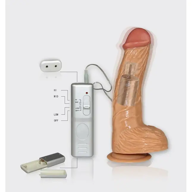 Кофейный вибратор Real Extreme Extra Girth 8.7 - 22 см. Фотография 5.