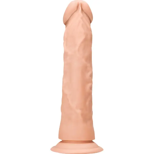 Телесный фаллоимитатор Realistic Dildo - 24 см - RealRock. Фотография 3.
