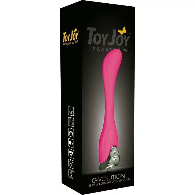 Розовый вибростимулятор G-точки G-VOLUTION - 22 см - Designer Edition. Фотография 2.