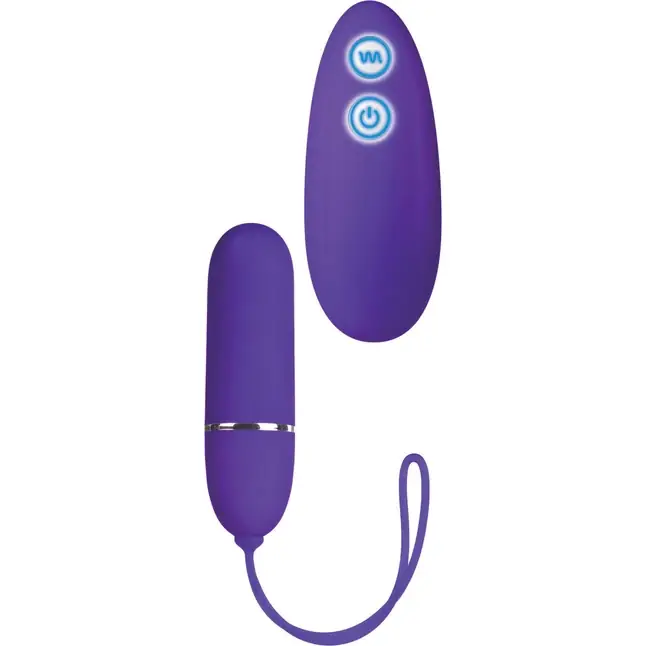 Фиолетовая вибропуля Posh 7-Function Lovers Remotes - Posh