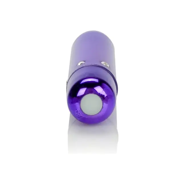 Фиолетовая вибропуля с кристаллами High Intensity Purple - Crystal Chic. Фотография 5.