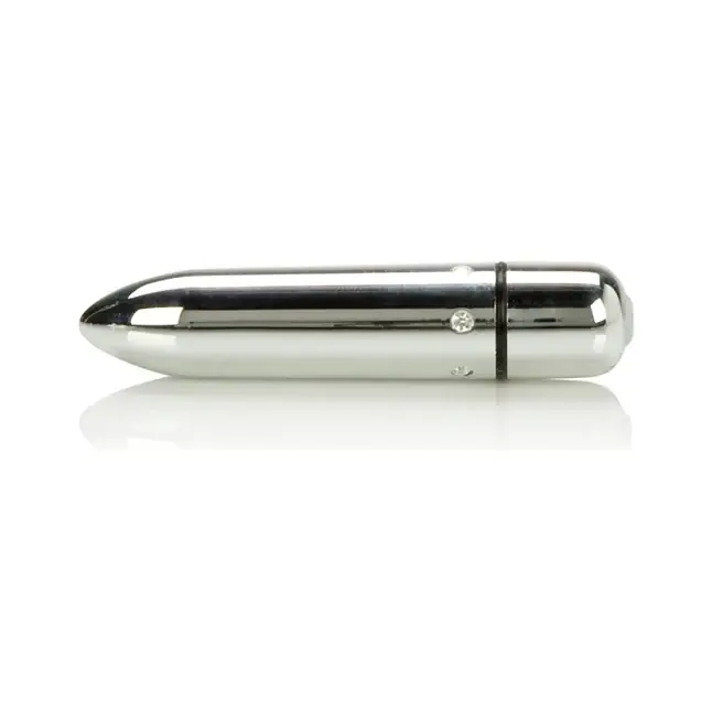 Серебристая вибропуля с кристаллами High Intensity Silver - Crystal Chic. Фотография 2.