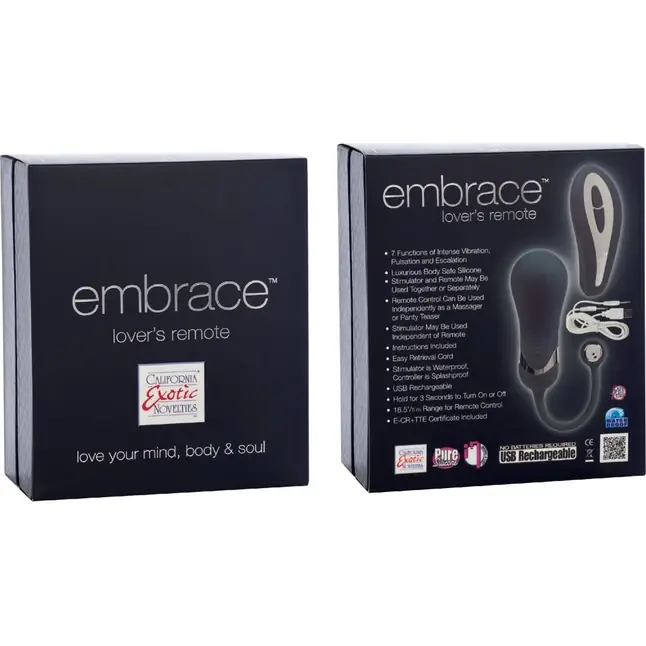 Виброяйцо EMBRACE LOVERS REMOTE - Embrace. Фотография 2.